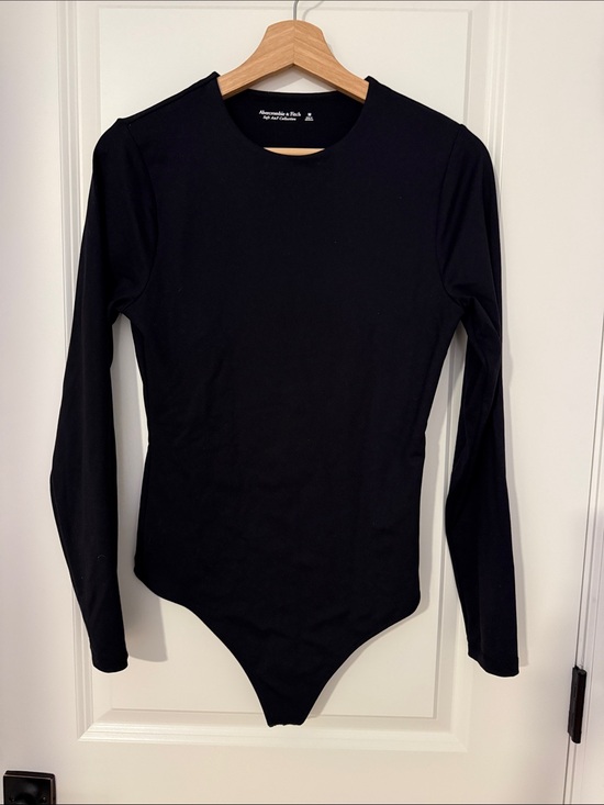 Abercrombie & Fitch Tops - Abercrombie & Fitch Black Long-Sleeve One-Piece
